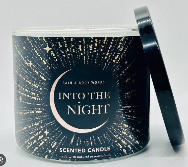 Into the night 3wick candle