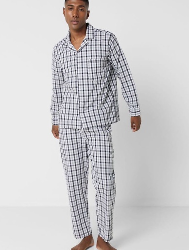 Light grey and white  pajama set men