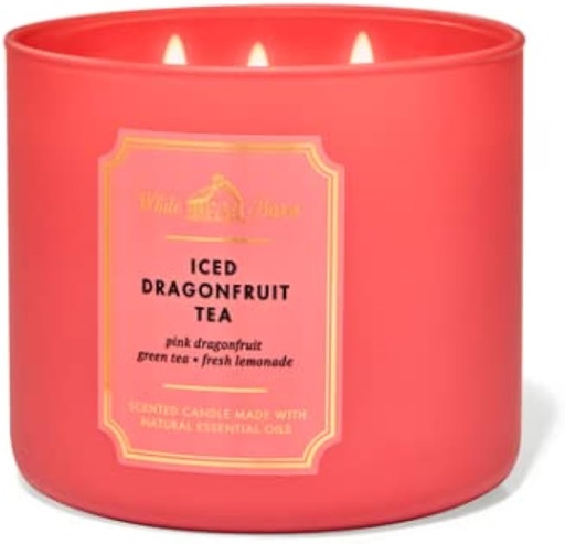 Iced dragonfruit tea 3wick candle