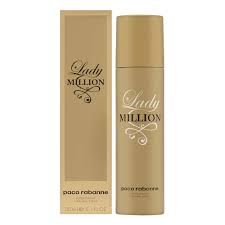 Lady million body spray