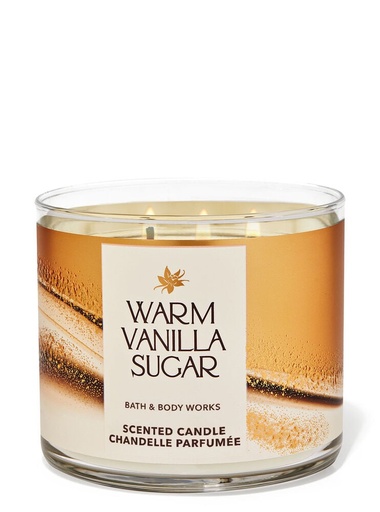 Warm Vanilla sugar 3WICK candle