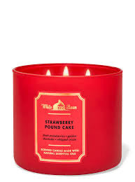 strawberry pound cake 3WICK candle