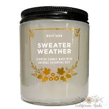 Sweater weather single wick candle