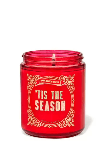 Tis the season single wick candle